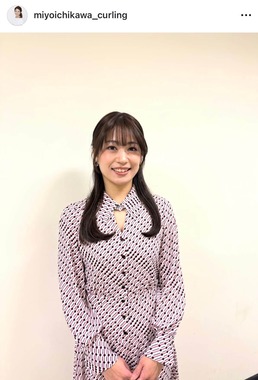 市川美余さんのインスタグラム（＠miyoichikawa_curling）より
