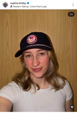 ソフィア・カークビー選手のインスタグラム（＠sophia.kirkby）より