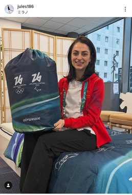 ユリア・ザウター選手のインスタグラム（＠jules186）より