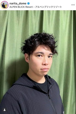成田童夢さんのインスタグラム（＠narita_dome）より