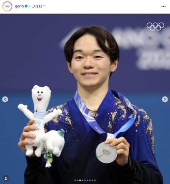 国際オリンピック委員会の公式インスタグラム（＠gorin）より