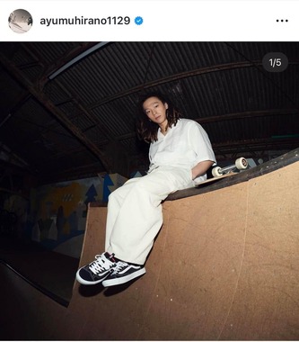 平野歩夢選手のインスタグラム（＠ayumuhirano1129）より