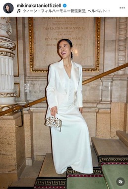 中谷美紀さんのインスタグラム（＠mikinakatanioffiziell）より