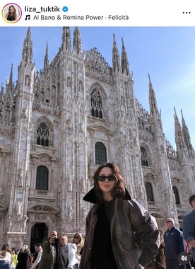 エリザベータ・トゥクタミシェワさんのインスタグラム（＠liza_tuktik）より