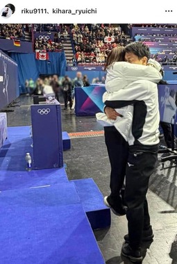 三浦璃来選手のインスタグラム（＠riku9111）より