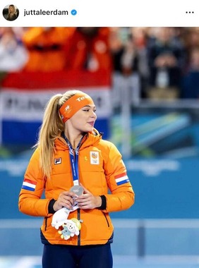 ユタ・レールダム選手のインスタグラム（＠juttaleerdam）より