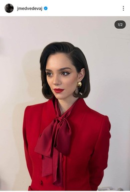 エフゲニア・メドベージェワさんのインスタグラム（＠jmedvedevaj）より