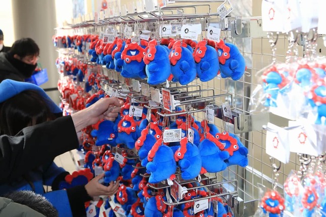 物販コーナーも大盛況
