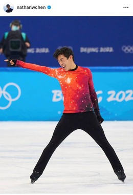 元五輪金メダルのチェン氏（本人インスタグラムより）