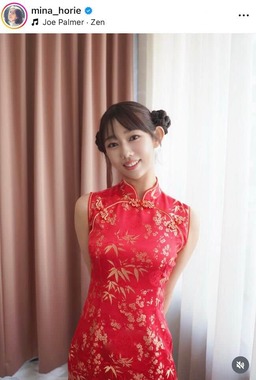 堀江聖夏さんのインスタグラム（＠mina_horie）より