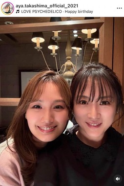 高島彩さんのインスタグラム（＠aya.takashima_official_2021）より