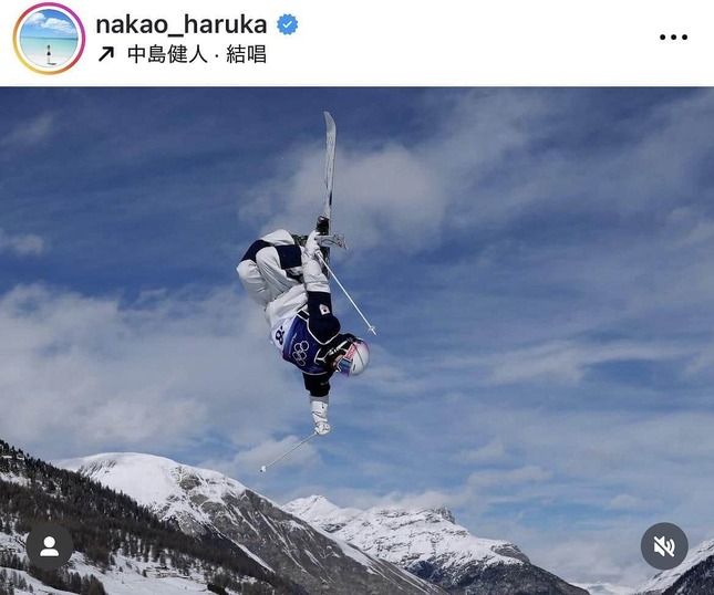 中尾春香選手のインスタグラム（＠nakao_haruka）より