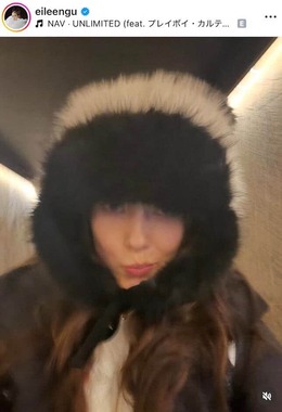 谷愛凌（アイリーン・グー）選手のインスタグラム（＠eileengu）より