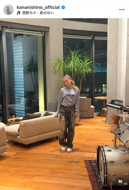 西野カナさんのインスタグラム（＠kananishino_official）より
