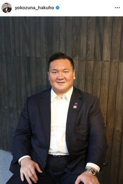 白鵬翔氏のインスタグラム（＠yokozuna_hakuho）より