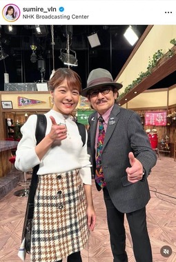 廣津留すみれさんのインスタグラム（＠sumire_vln）より