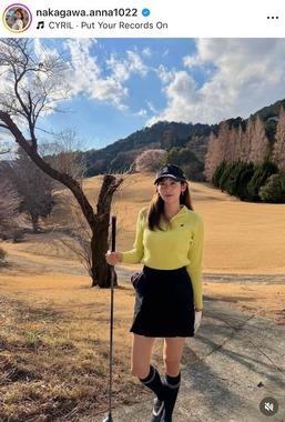 中川安奈さんのインスタグラム（＠nakagawa.anna1022）より