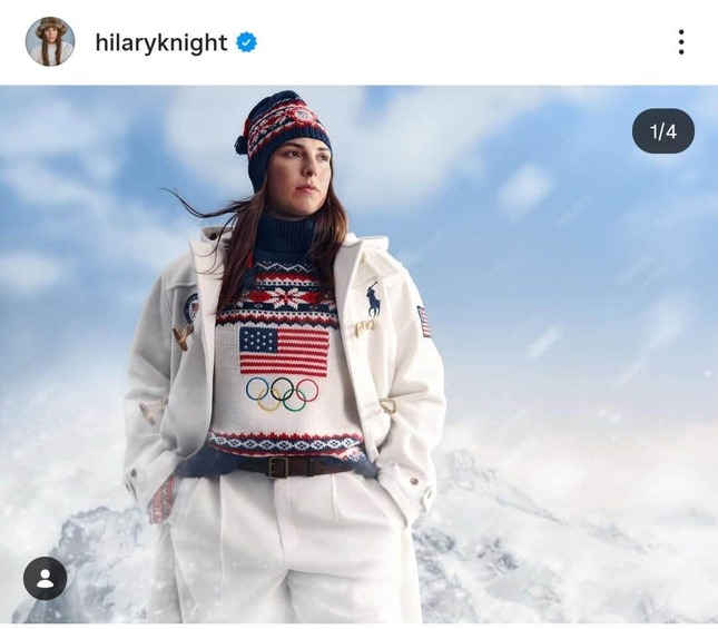 ヒラリー・ナイト選手のインスタグラム（＠hilaryknight）より