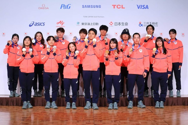 日本選手団は史上最多24個のメダルを獲得した
