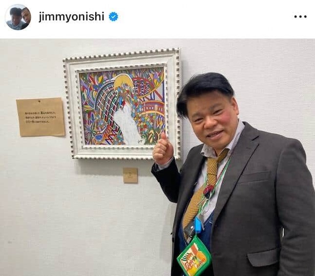 ジミー大西さんのインスタグラム（＠jimmyonishi）より