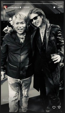 YOSHIKIさんのインスタグラム（＠yoshikiofficial）より