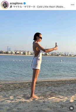 アリーナ・ザギトワ選手のインスタグラム（＠azagitova）より