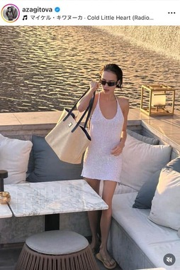 アリーナ・ザギトワ選手のインスタグラム（＠azagitova）より