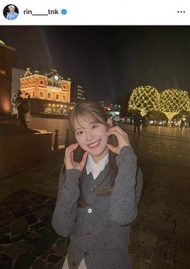吉田鈴選手のインスタグラム（＠rin____tnk）より