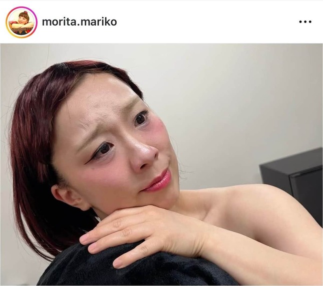 森田まりこさんのインスタグラム（＠morita.mariko）より