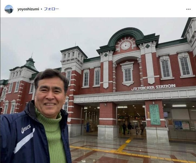 石原良純さんのインスタグラム（@yoyoshizumi）より