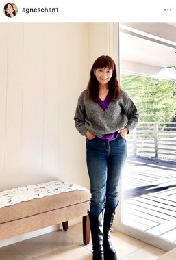 アグネス・チャンさんのインスタグラム（＠agneschan1）より