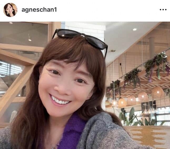 アグネス・チャンさんのインスタグラム（＠agneschan1）より