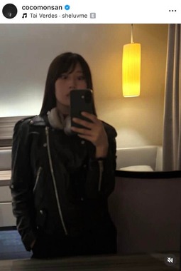 村瀬心椛選手のインスタグラム（＠cocomonsan）より