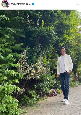 川﨑麻世さんのインスタグラム（＠mayokawasaki）より