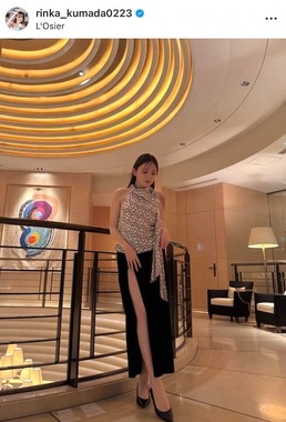 久間田琳加さんのインスタグラム（＠rinka_kumada0223）より