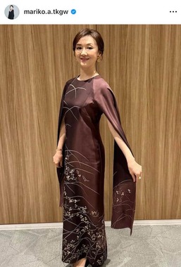 赤間麻里子さんのインスタグラム（＠mariko.a.tkgw）より