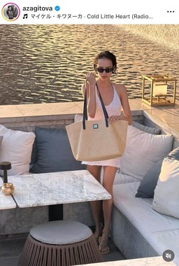 アリーナ・ザギトワ選手のインスタグラム（＠azagitova）より