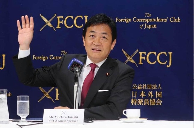 国民民主党の玉木雄一郎代表（2025年6月撮影）。高市首相の発言に不快感を示した
