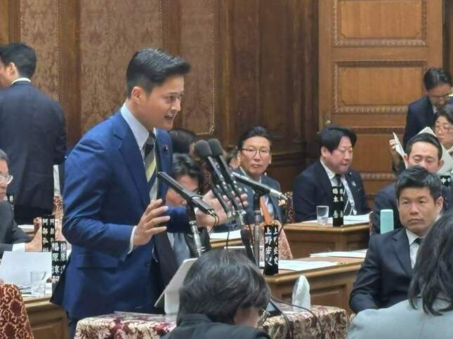 質問したのは橋本幹彦衆院議員。「日本の成長と改革を阻む『壁』をどう打ち破るのか」を問いかけたという（橋本議員のXから）