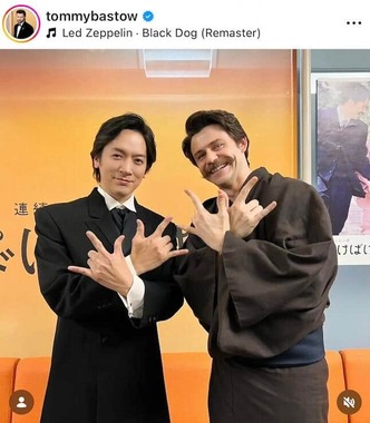 トミー・バストウさんのインスタグラム（＠tommybastow）より
