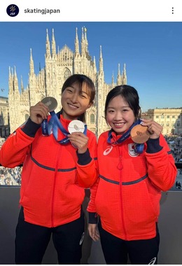 日本スケート連盟のインスタグラム（＠skatingjapan）より
