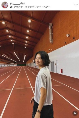 田中佑美選手のインスタグラム（＠yu____den）より
