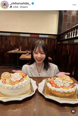 志田千陽さんのインスタグラム（＠_chiharushida_）より
