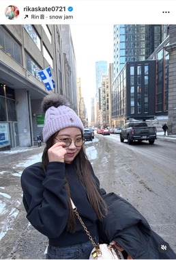 紀平梨花選手のインスタグラム（＠rikaskate0721）より
