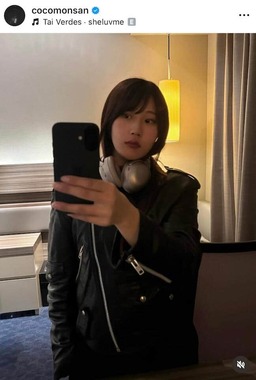 村瀬心椛選手のインスタグラム（＠cocomonsan）より
