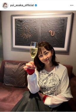 浅香唯さんのインスタグラム（＠yui_asaka_official）より
