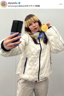アリサ・リュウ選手のインスタグラム（＠kiina_kiyoshi_hikawa）より
