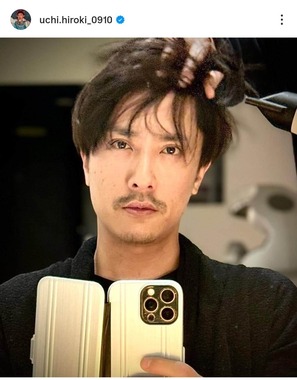内博貴さんのインスタグラム（＠uchi.hiroki_0910）より