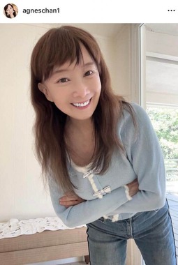 アグネス・チャンさんのインスタグラム（＠agneschan1）より