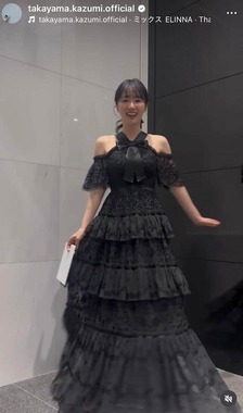 高山一実さんのインスタグラム（＠takayama.kazumi.official）より